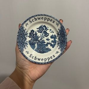 schweppes collectible plate